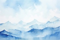 Snow mountain backgrounds landscape painting.