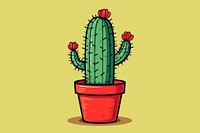 Cactus plant creativity houseplant.