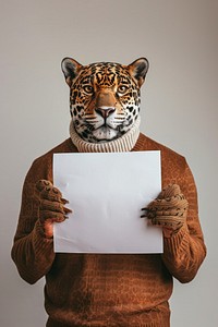 Portrait animal paper photography.