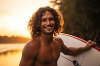 Surfer surfing smiling smile adult.