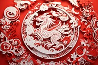 Chinese New Year tradition pattern craft.