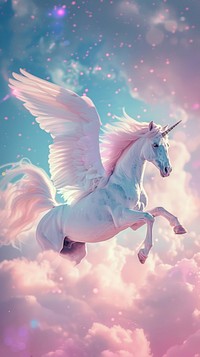 Cute pegasus dreamy wallpaper animal mammal horse.