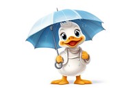 Umbrella cartoon cute duck.