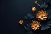 Golden lotus line arts pattern gold accessories.