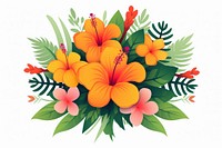 Tropical hawaii flower plant inflorescence frangipani.