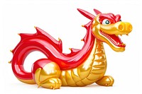 Dragon dragon chinese new year white background.