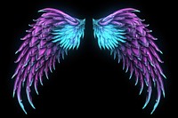 Angel wings illuminated accessories creativity.