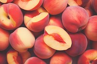 Peachs backgrounds fruit plant.