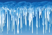Snow icicles on blue background backgrounds outdoors winter.
