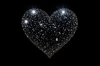 Heart astronomy night star.