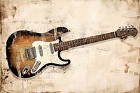 Vintage guitar backgrounds creativity fretboard.