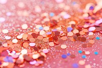Rose gold confetti glitter backgrounds.