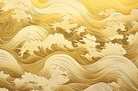 Golden pattern backgrounds wave.