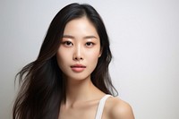 Asian Woman skin portrait adult.