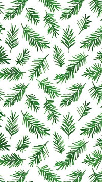 Christmas tree pattern plant green fir.