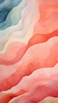 Coral watercolor abstract painting texture.
