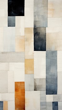 Neutral color painting abstract collage.