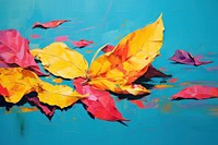 Leaf backgrounds painting falling.
