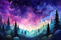 Galaxy of Forest backgrounds landscape outdoors.