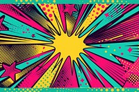 Comic boom border effect art backgrounds abstract.