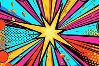 Comic boom effect backgrounds abstract pattern.