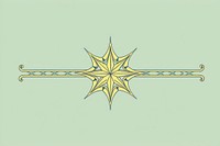 Ornament divider star symbol creativity weaponry.