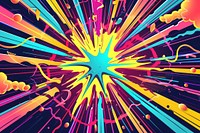 Zoom electric shock effect backgrounds abstract pattern.