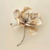 Ephemera paper flower art jewelry accessories.