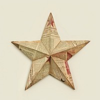 Ephemera paper star art transportation creativity.