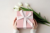 Gift box mockup psd