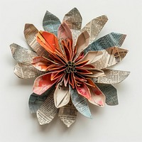 Paper flower art origami craft.