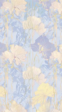 Botanical pattern marble wallpaper backgrounds abstract blue.