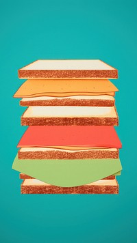 Sandwich bread food publication.