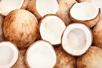 Coconuts background backgrounds food freshness.