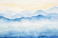 Mountain landscape background painting backgrounds nature.