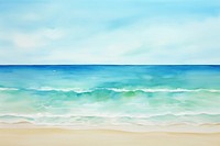 Summer beach background backgrounds outdoors painting.