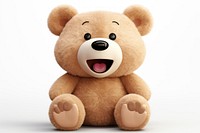 Teddy bear cartoon plush toy.