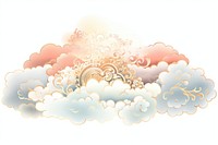 Auspicious cloud backgrounds pattern nature.