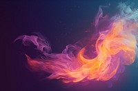 Fire neon smoke brid pattern purple illuminated.