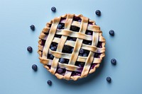 Blueberry pie dessert fruit food.