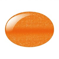 Orange oval icon shape white background astronomy.