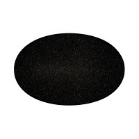 Black oval icon glitter shape white background.