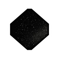 PNG Black pentagon icon shape white background constellation.
