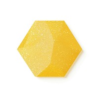 PNG Yellow pentagon icon shape white background simplicity.