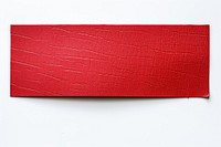 Red aluminium texture pattern adhesive strip backgrounds white background accessories.
