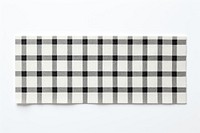 White and black grid paper pattern adhesive strip white background accessories tablecloth.