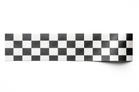 Black and white grid paper pattern adhesive strip white background accessories monochrome.