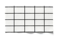 Black and white grid paper pattern adhesive strip backgrounds white background repetition.