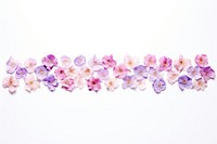 Flowers glitter paper adhesive strip jewelry petal plant.