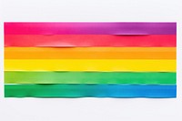 Rainbow line paper adhesive strip backgrounds white background creativity.